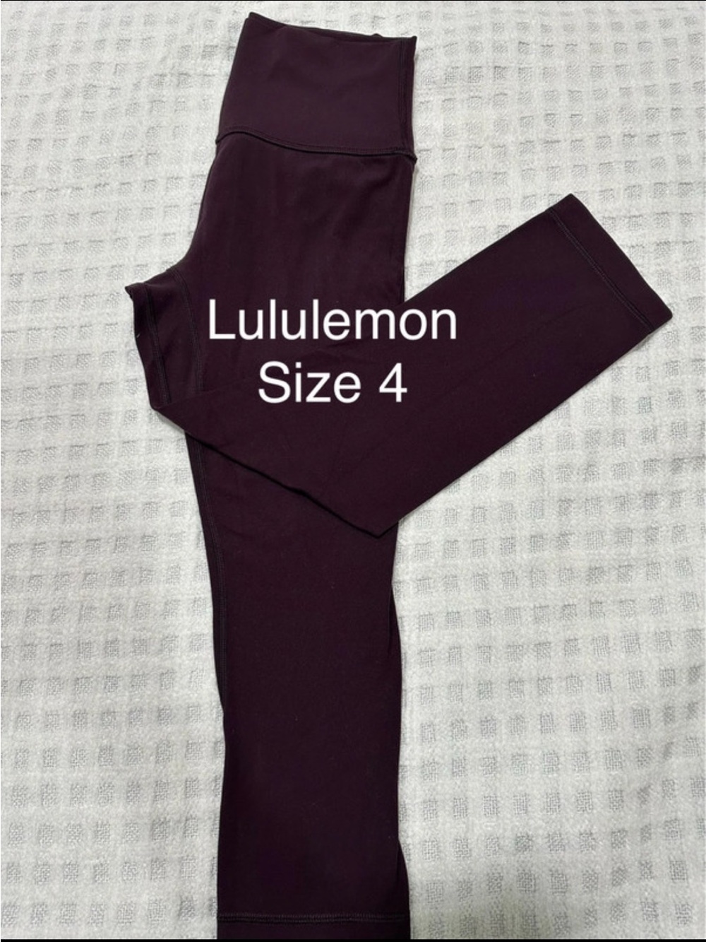 Lululemon women leggings size 4